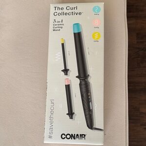 Conair 3-in-1 Ceramic Curling Wand